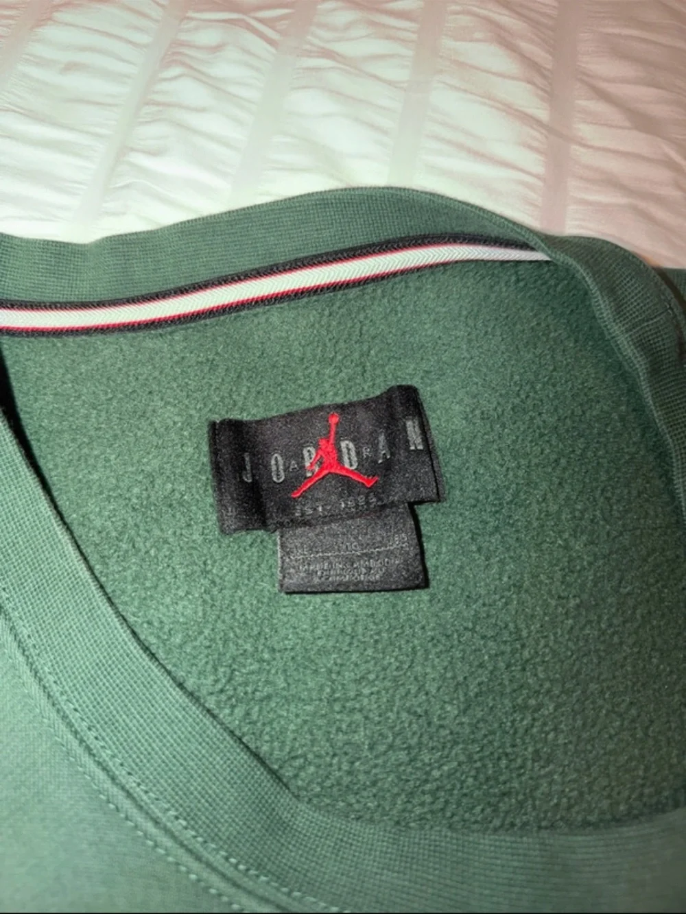 Jordan Men's Dark Green Crewneck Sweatshirt